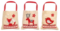 Vervaco Verachtert - Geschenktaschen Weihnachten 3er-Set