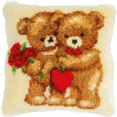 Knüpfkissen Love Bears - Vervaco Verachtert