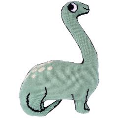 Vervaco Verachtert - Kreuzstichkissen Eva Mouton Dinosaurier