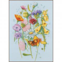 Lanarte Stickpackung - Frühlingsblumen