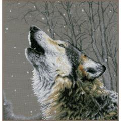 Lanarte Stickpackung - Heulender Wolf