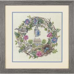 Stickpackung Dimensions - Cottage Wreath