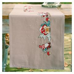 Läufer Wichtel bedruckt - Vervaco Verachtert (Stickpackung)