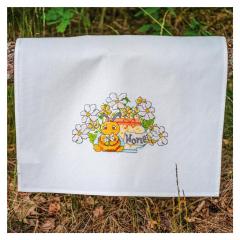 Geschirrtuch Happy Bee - Vervaco Verachtert (Stickpackung)