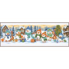 Stickpackung Vervaco - Snow friends portrait