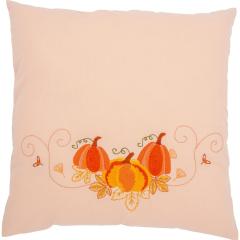 Kissen Herbst-Kürbisse - Vervaco Verachtert (Stickpackung)