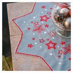 Tischdecke Dancing Stars bedruckt - Vervaco Verachtert (Stickpackung)