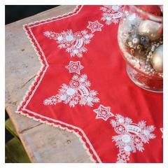 Tischdecke Weihnachtsbaum bedruckt - Vervaco Verachtert (Stickpackung)