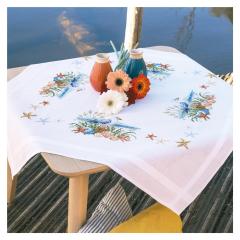 Stickpackung Vervaco - Tischdecke Meeresbrise bedruckt