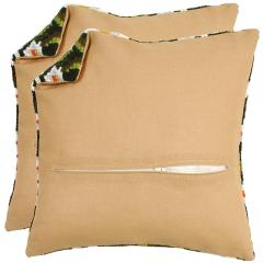 Kissenrücken beige mit Reißverschluß 2er-Set 45x45 - Vervaco Verachtert