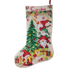 Stickpackung Vervaco - Weihnachtsstrumpf Christmas Gnome Celebration