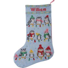 Stickpackung Vervaco - Weihnachtsstrumpf Festive Feathered Friends