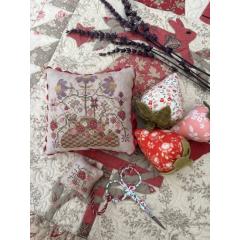 Strawberry Basket Pinkeep And Scissor Fob - Pansy Patch Quilts & Stitchery (Stickvorlage)