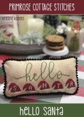 Stickvorlage Primrose Cottage Stitches - Hello Santa