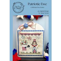 Stickvorlage Proper Stitcher - Patriotic Ewe