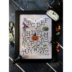 Halloween Alphabet Sampler - Puntini Puntini (Stickvorlage)