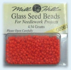 Mill Hill Seed Beads 02060 - Crayon Orange Ø 2,2 mm