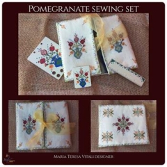Stickvorlage MTV Designs - Pomegranate Sewing Set