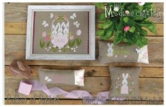 Stickvorlage Madame Chantilly - Basket Of Rabbits