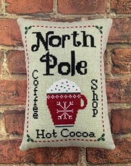 Stickvorlage Needle Bling Designs - North Pole Coffee