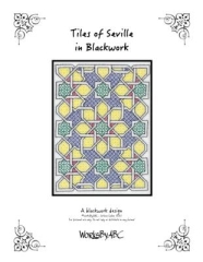 Stickvorlage Works by ABC - Tiles Of Seville In Blackwork