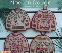 Stickvorlage Lilas Studio - Noel En Rouge (Christmas In Red)