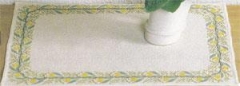 Stickpackung Haandarbejdets Fremme - Deckchen Tulpenkranz 36x51 cm