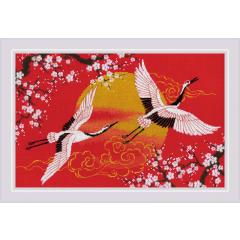 Riolis - Stickbild Under Heaven - Cranes