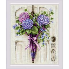Riolis - Stickbild Umbrella Wreath