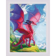 Riolis Stickpackung - Your Mighty Dragon 30x40 cm