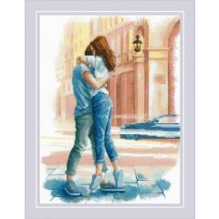 Riolis Stickpackung - Love Story - Passion 30x40 cm