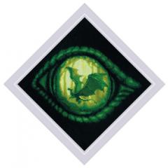 Riolis Stickpackung - Dragon Eye 20x20 cm