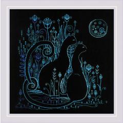 Riolis Stickpackung - Cats - Moonlight