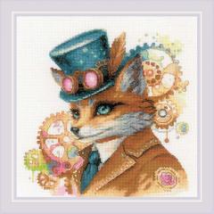 Riolis - Stickbild Steampunk Fox