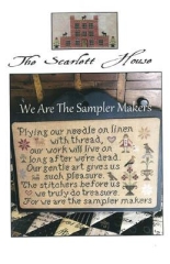 Stickvorlage The Scarlett House - We Are The Sampler Makers