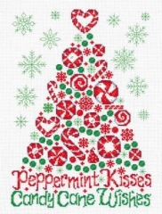 Stickvorlage Imaginating - Peppermint Kisses