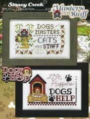 Stickvorlage Stoney Creek Collection - Masters And Staff  & Dogs Help