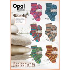 Opal Beauty Balance Sockenwolle 4-fach - Sortiment 6 x 100g
