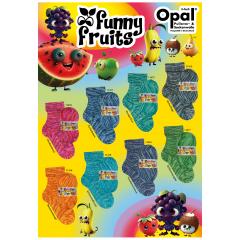 Opal Funny Fruits Sockenwolle 4-fach - Sortiment 8 x 100g