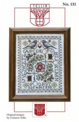 Stickvorlage Tellin Emblem - Scissor Sampler