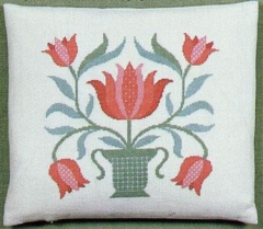 Haandarbejdets Fremme - Kissen Tulpen