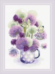 Riolis Stickpackung - Purple Allium