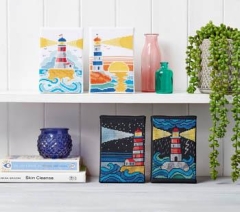 Stickvorlage Tiny Modernist Inc - Seashore Lighthouses