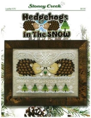 Stickvorlage Stoney Creek Collection - Hedgehogs In The Snow