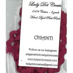 Lady Dot Creates - Rick Rack 1/2 Chianti