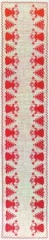 Fremme Stickpackung - Läufer Rote Engel 19x90 cm