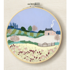 DMC - Designer Collection - Frühlingslandschaft mit Stickring
