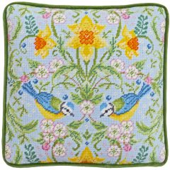 Bothy Threads Stickpackung - Spring Blue Tits Tapestry
