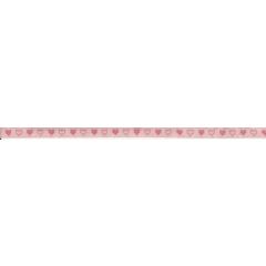 Webband Herzchen rosa - Bänderei Frauke Kafka (Ausverkauf)