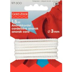 Anorakkordel 3 mm weiss - Prym (Ausverkauf)